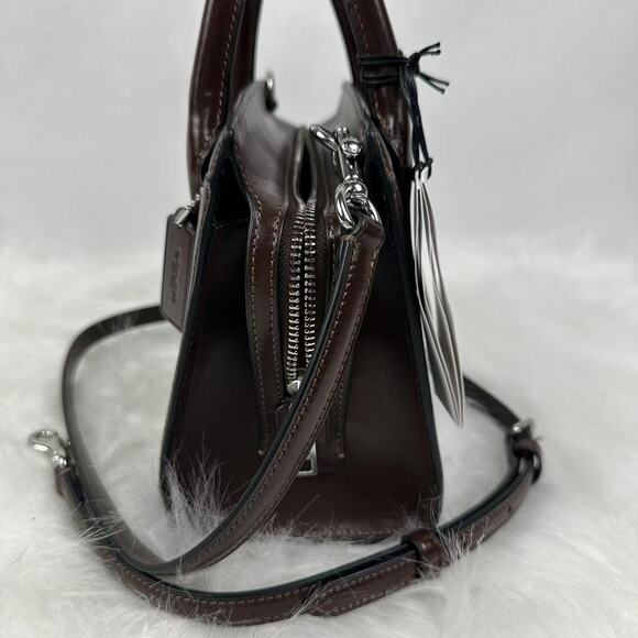 COACH Andrea Carryall Bag Crossbody Signature Jacquard CT766 Oak/Maple NWT - Picture 2 of 11